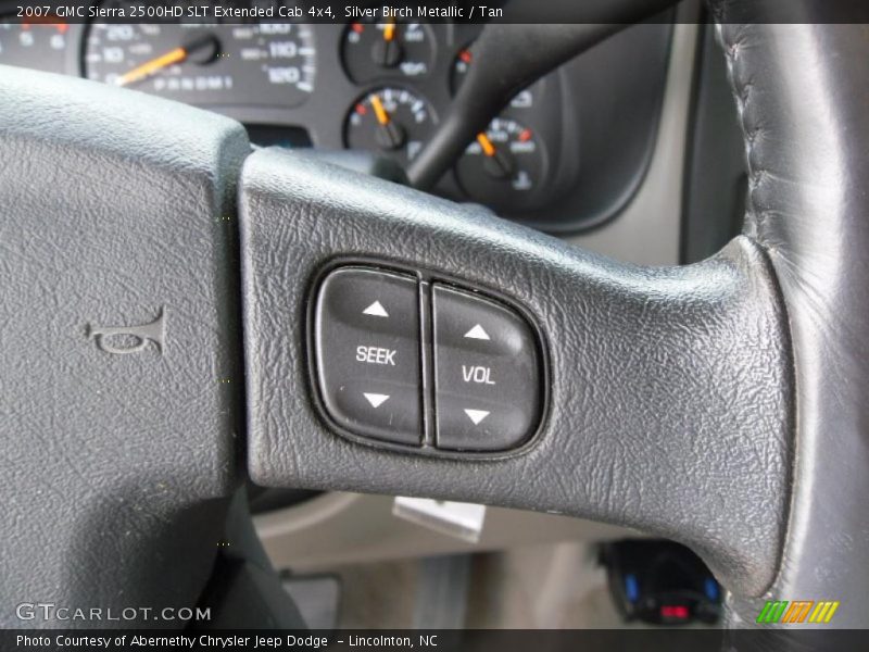 Silver Birch Metallic / Tan 2007 GMC Sierra 2500HD SLT Extended Cab 4x4