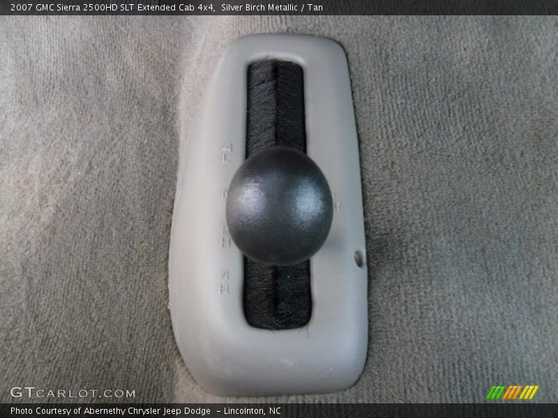 Silver Birch Metallic / Tan 2007 GMC Sierra 2500HD SLT Extended Cab 4x4