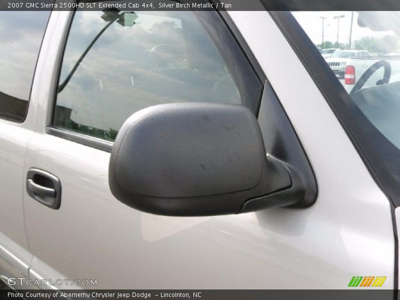 Silver Birch Metallic / Tan 2007 GMC Sierra 2500HD SLT Extended Cab 4x4