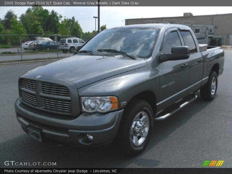 Mineral Gray Metallic / Dark Slate Gray 2005 Dodge Ram 2500 SLT Quad Cab