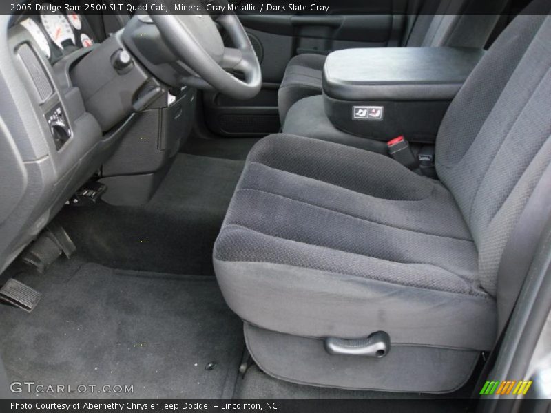 Mineral Gray Metallic / Dark Slate Gray 2005 Dodge Ram 2500 SLT Quad Cab