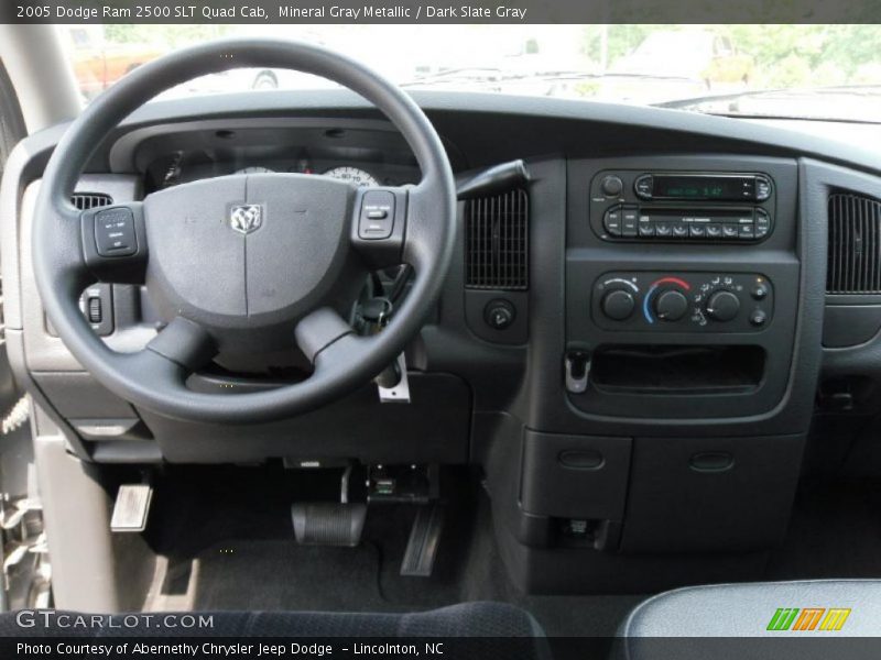 Mineral Gray Metallic / Dark Slate Gray 2005 Dodge Ram 2500 SLT Quad Cab