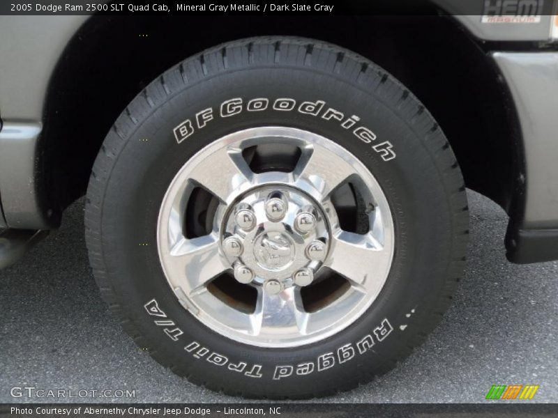 Mineral Gray Metallic / Dark Slate Gray 2005 Dodge Ram 2500 SLT Quad Cab