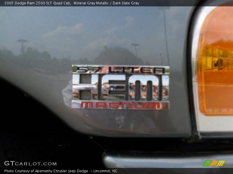 Mineral Gray Metallic / Dark Slate Gray 2005 Dodge Ram 2500 SLT Quad Cab