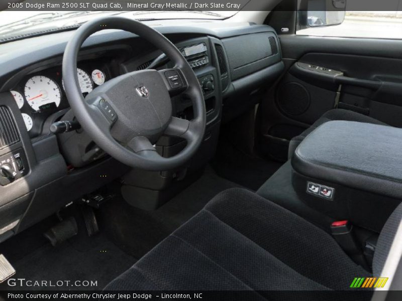 Mineral Gray Metallic / Dark Slate Gray 2005 Dodge Ram 2500 SLT Quad Cab