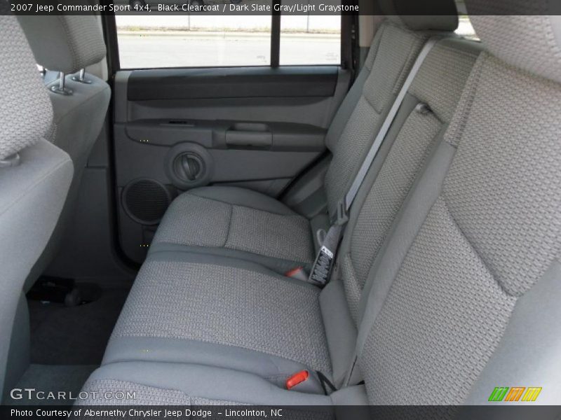 Black Clearcoat / Dark Slate Gray/Light Graystone 2007 Jeep Commander Sport 4x4