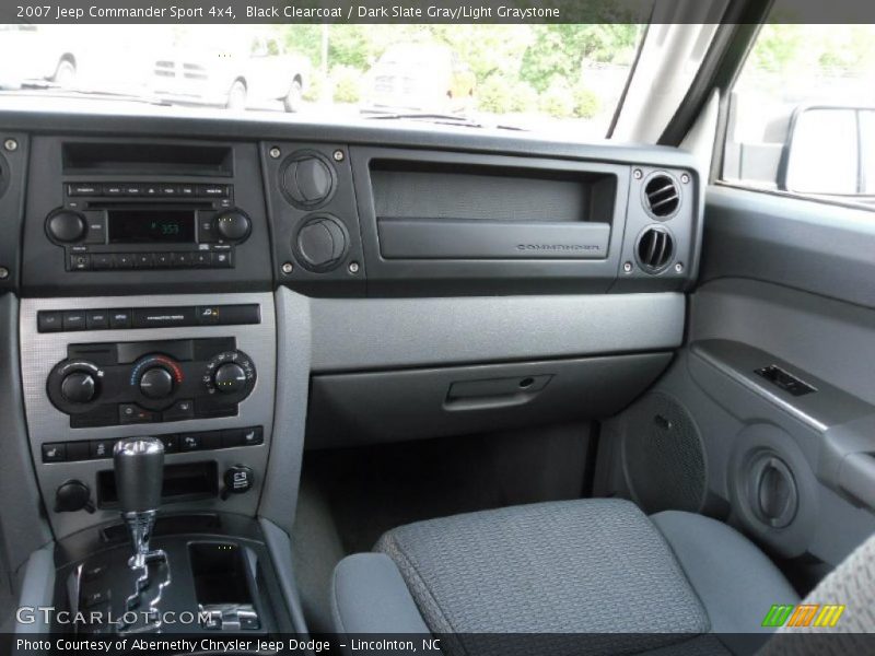 Black Clearcoat / Dark Slate Gray/Light Graystone 2007 Jeep Commander Sport 4x4