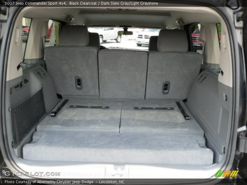 Black Clearcoat / Dark Slate Gray/Light Graystone 2007 Jeep Commander Sport 4x4