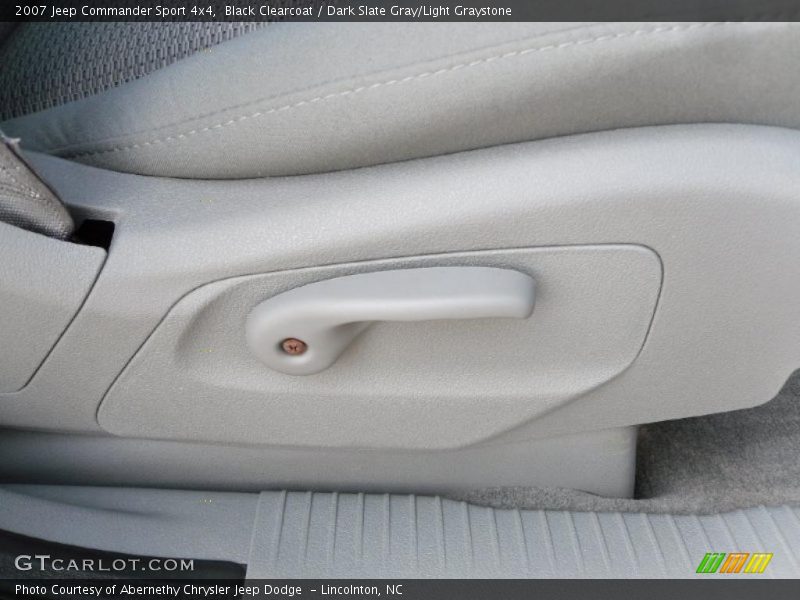 Black Clearcoat / Dark Slate Gray/Light Graystone 2007 Jeep Commander Sport 4x4