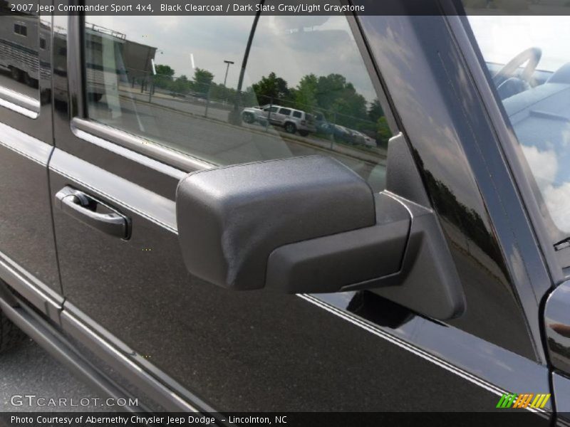 Black Clearcoat / Dark Slate Gray/Light Graystone 2007 Jeep Commander Sport 4x4