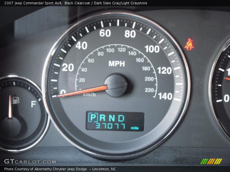 Black Clearcoat / Dark Slate Gray/Light Graystone 2007 Jeep Commander Sport 4x4