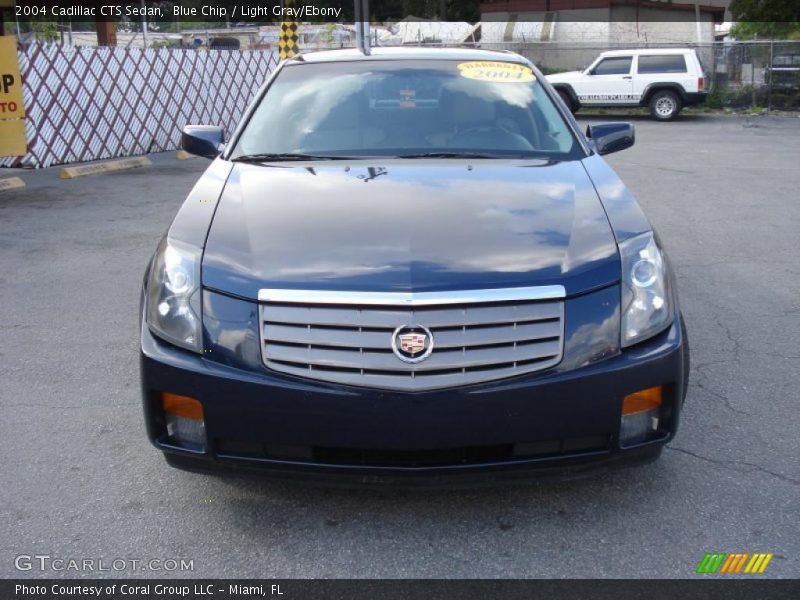 Blue Chip / Light Gray/Ebony 2004 Cadillac CTS Sedan