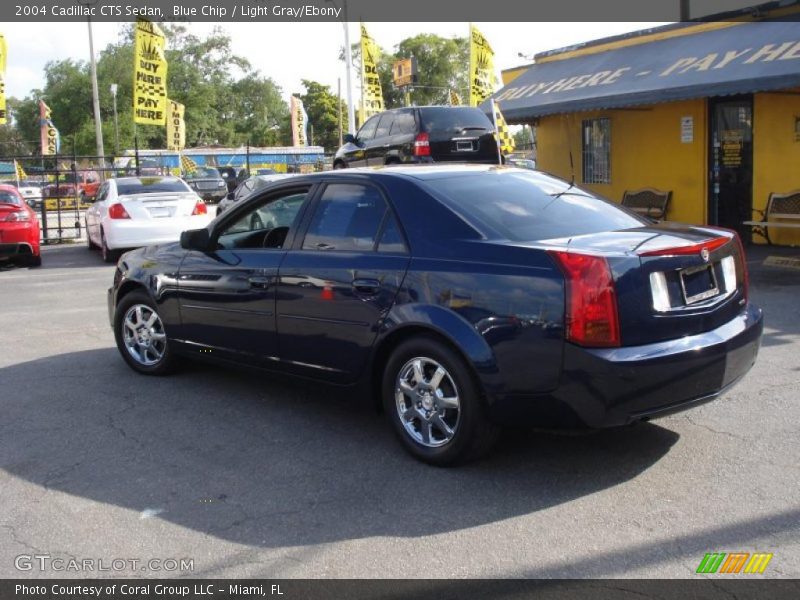 Blue Chip / Light Gray/Ebony 2004 Cadillac CTS Sedan