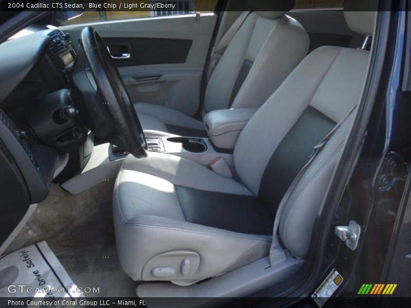 Blue Chip / Light Gray/Ebony 2004 Cadillac CTS Sedan