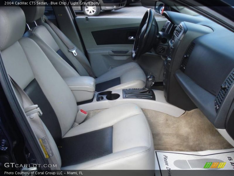 Blue Chip / Light Gray/Ebony 2004 Cadillac CTS Sedan