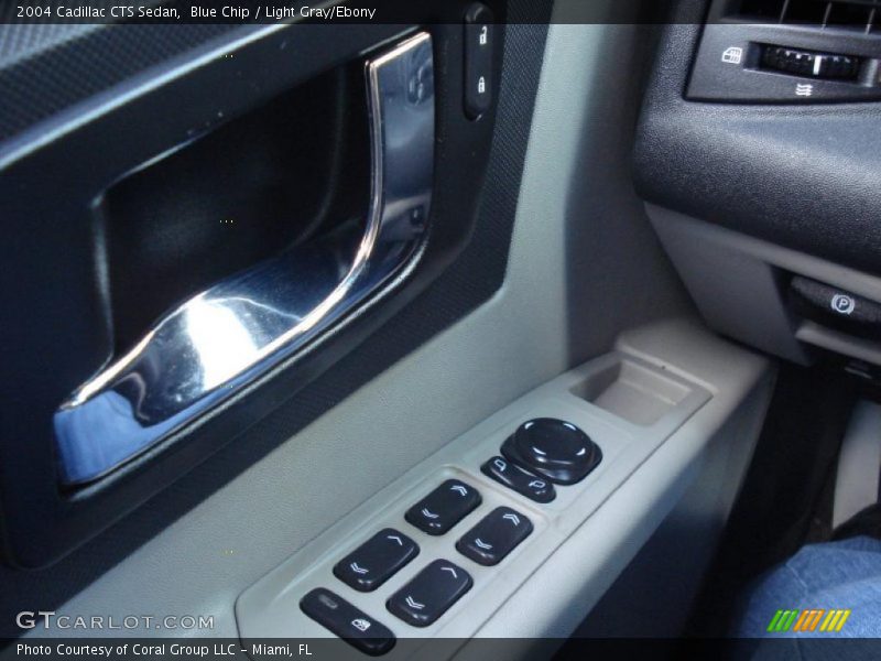 Blue Chip / Light Gray/Ebony 2004 Cadillac CTS Sedan