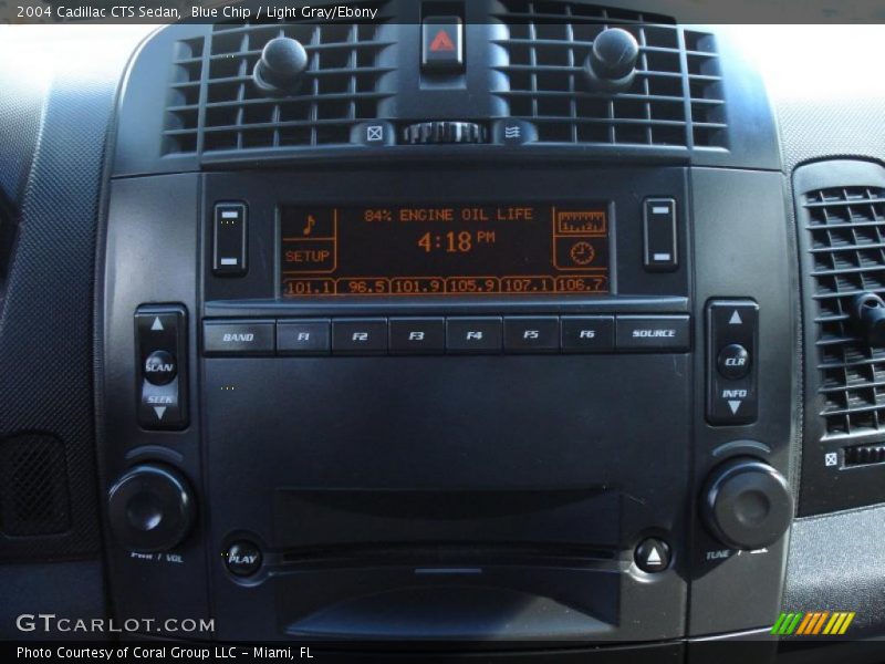 Blue Chip / Light Gray/Ebony 2004 Cadillac CTS Sedan