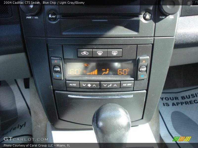 Blue Chip / Light Gray/Ebony 2004 Cadillac CTS Sedan