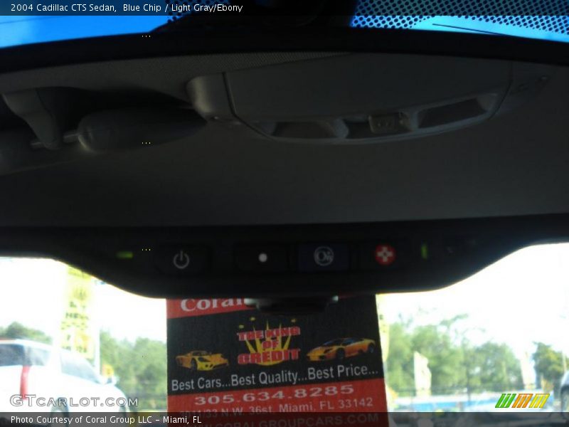 Blue Chip / Light Gray/Ebony 2004 Cadillac CTS Sedan