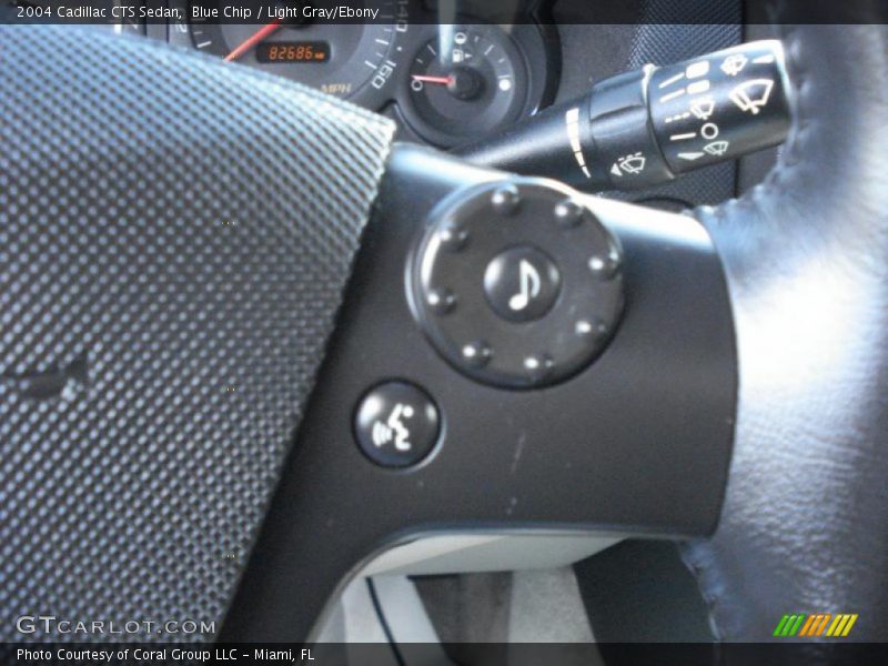 Blue Chip / Light Gray/Ebony 2004 Cadillac CTS Sedan