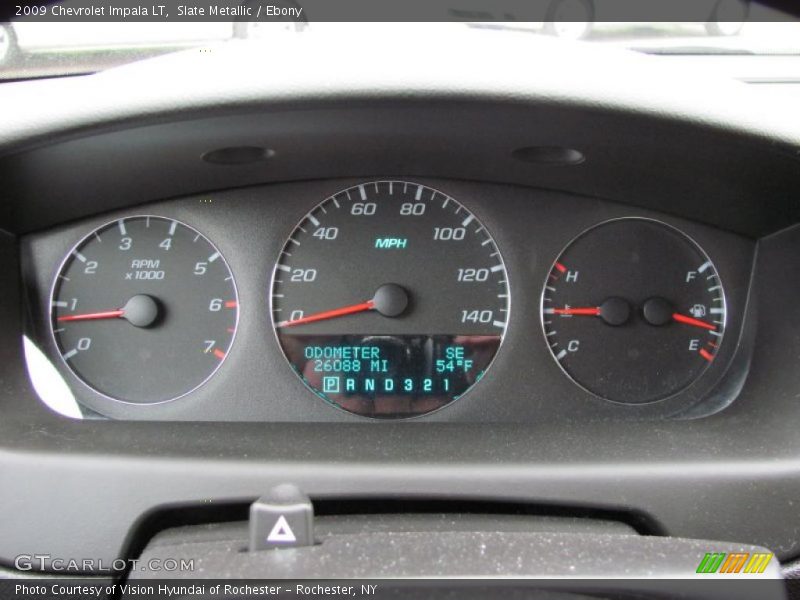Slate Metallic / Ebony 2009 Chevrolet Impala LT