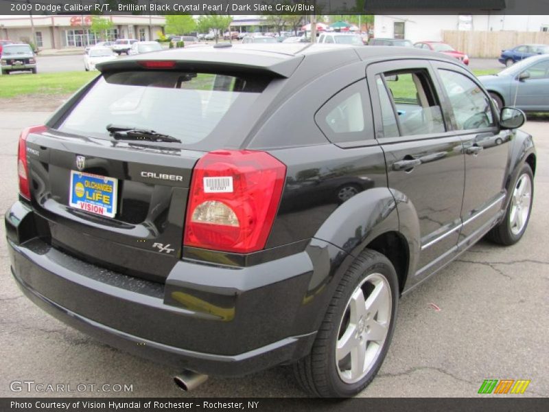 Brilliant Black Crystal Pearl / Dark Slate Gray/Blue 2009 Dodge Caliber R/T
