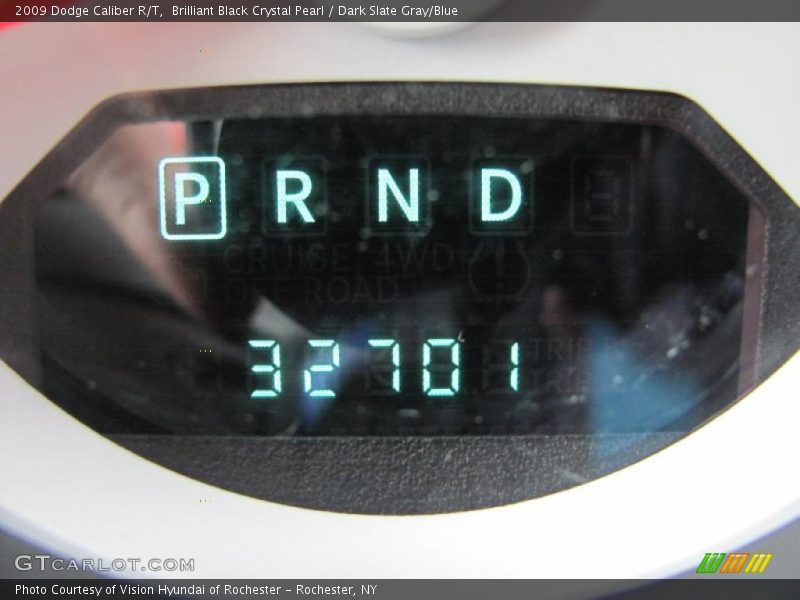 Brilliant Black Crystal Pearl / Dark Slate Gray/Blue 2009 Dodge Caliber R/T
