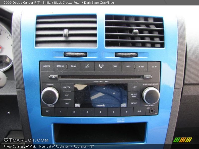 Brilliant Black Crystal Pearl / Dark Slate Gray/Blue 2009 Dodge Caliber R/T