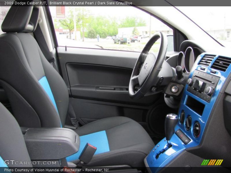 Brilliant Black Crystal Pearl / Dark Slate Gray/Blue 2009 Dodge Caliber R/T