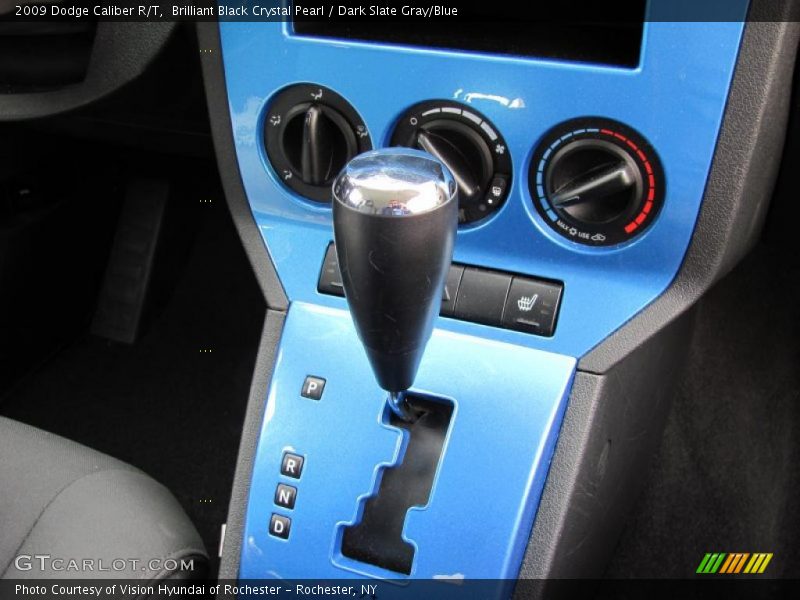 Brilliant Black Crystal Pearl / Dark Slate Gray/Blue 2009 Dodge Caliber R/T