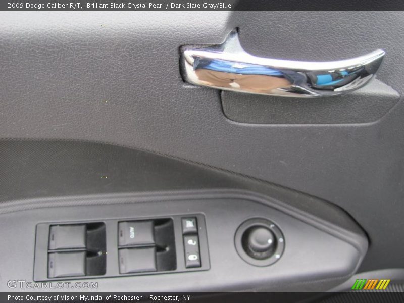 Brilliant Black Crystal Pearl / Dark Slate Gray/Blue 2009 Dodge Caliber R/T