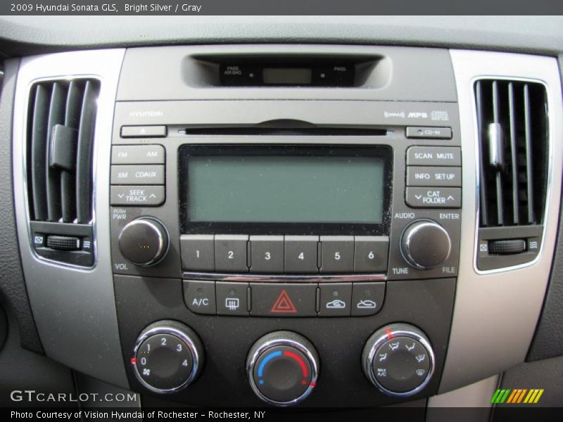 Bright Silver / Gray 2009 Hyundai Sonata GLS