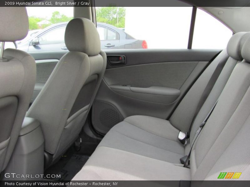 Bright Silver / Gray 2009 Hyundai Sonata GLS