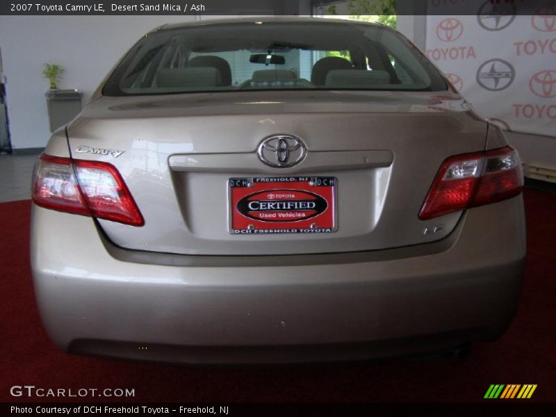 Desert Sand Mica / Ash 2007 Toyota Camry LE