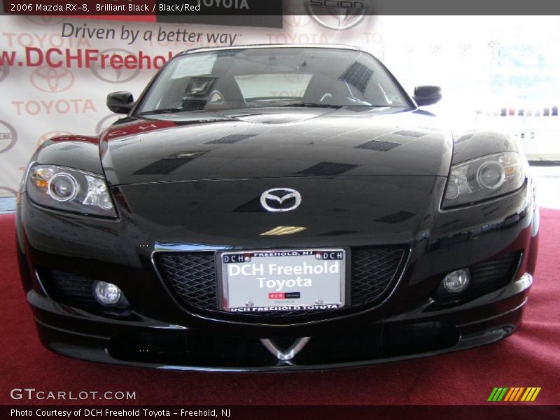Brilliant Black / Black/Red 2006 Mazda RX-8