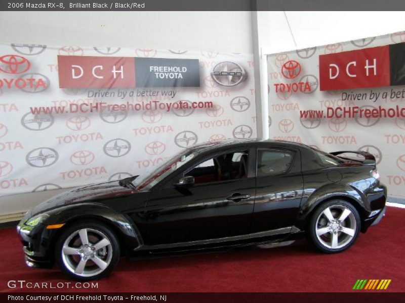 Brilliant Black / Black/Red 2006 Mazda RX-8