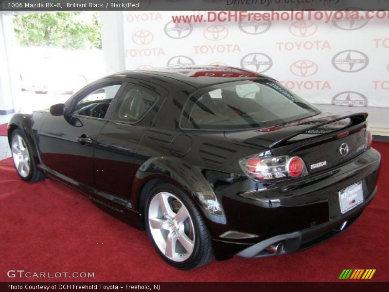 Brilliant Black / Black/Red 2006 Mazda RX-8