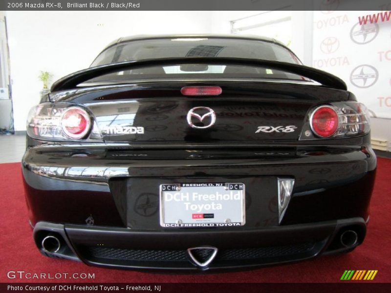 Brilliant Black / Black/Red 2006 Mazda RX-8