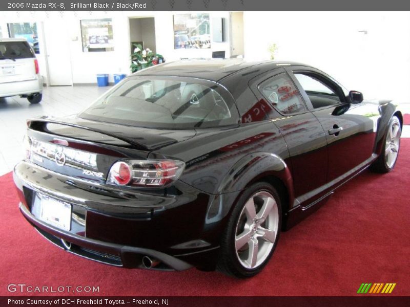 Brilliant Black / Black/Red 2006 Mazda RX-8