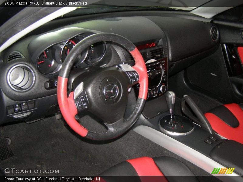 Brilliant Black / Black/Red 2006 Mazda RX-8