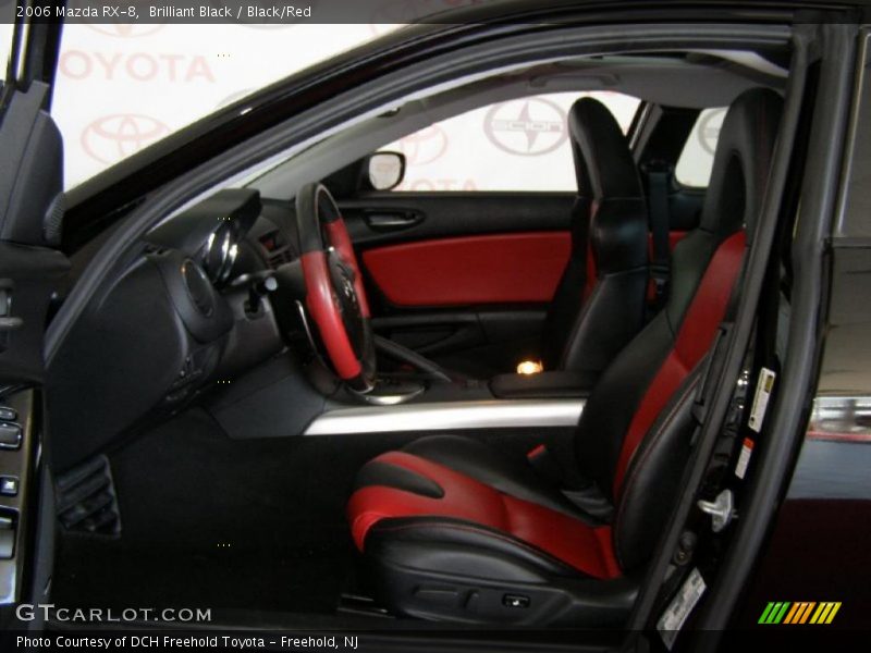 Brilliant Black / Black/Red 2006 Mazda RX-8