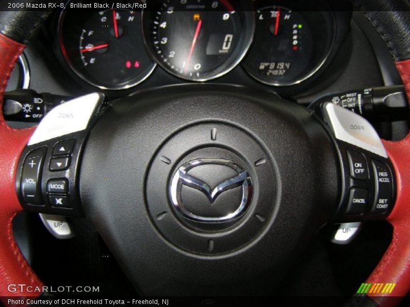 Brilliant Black / Black/Red 2006 Mazda RX-8