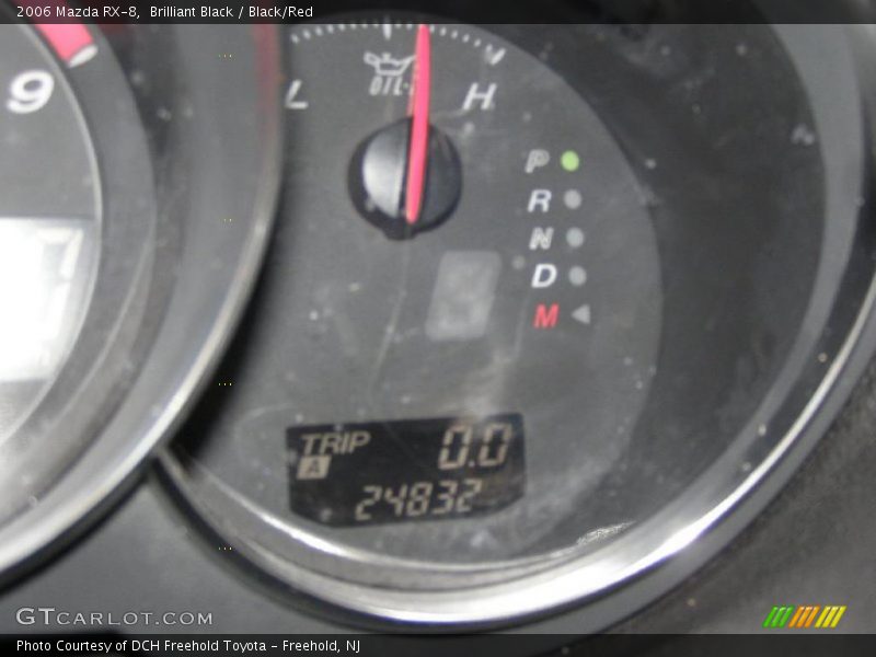 Brilliant Black / Black/Red 2006 Mazda RX-8