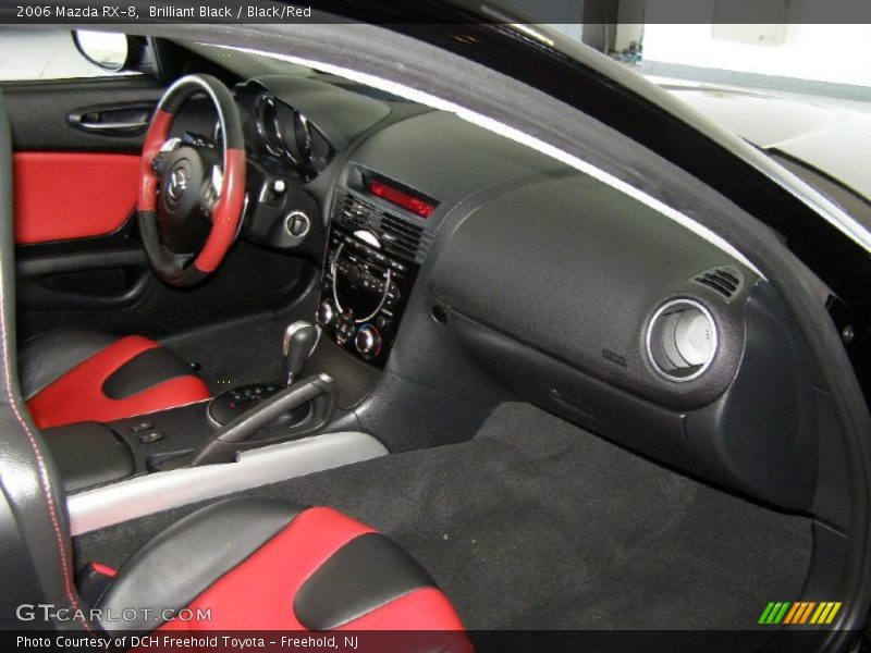Brilliant Black / Black/Red 2006 Mazda RX-8