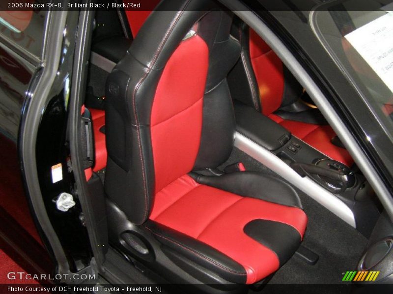 Brilliant Black / Black/Red 2006 Mazda RX-8