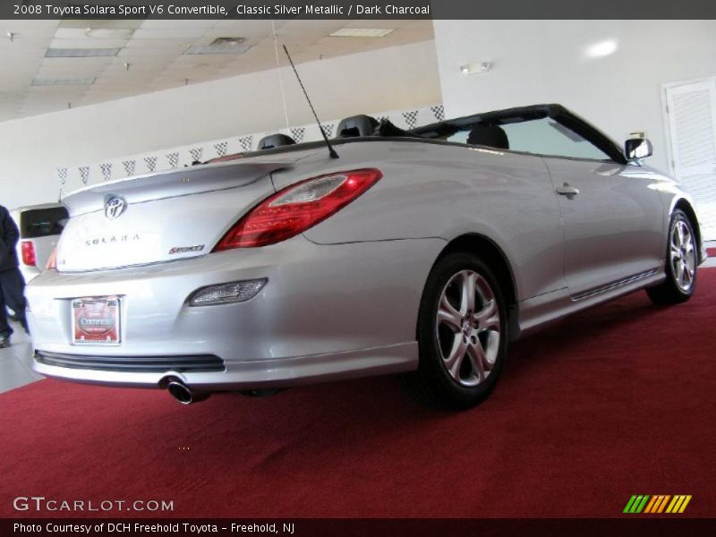 Classic Silver Metallic / Dark Charcoal 2008 Toyota Solara Sport V6 Convertible
