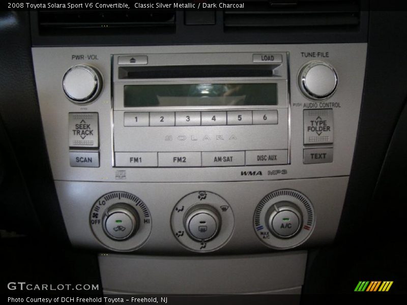 Classic Silver Metallic / Dark Charcoal 2008 Toyota Solara Sport V6 Convertible