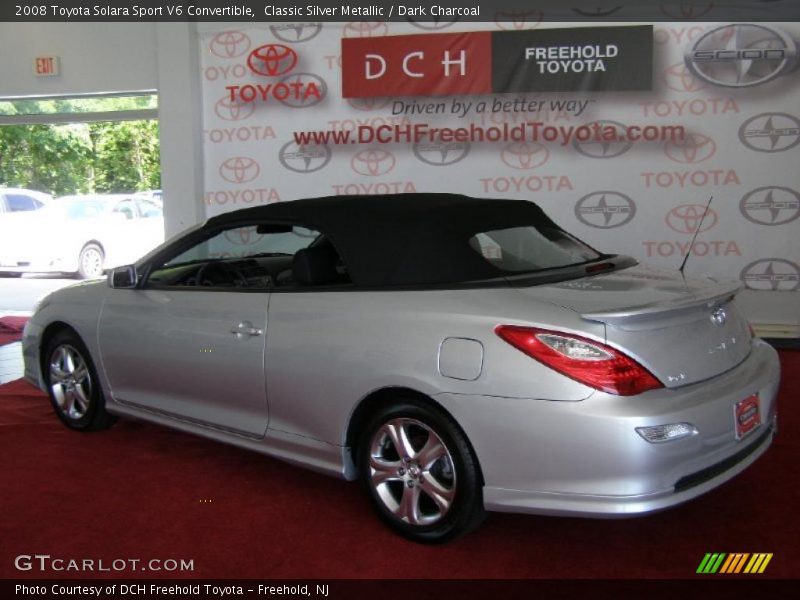 Classic Silver Metallic / Dark Charcoal 2008 Toyota Solara Sport V6 Convertible