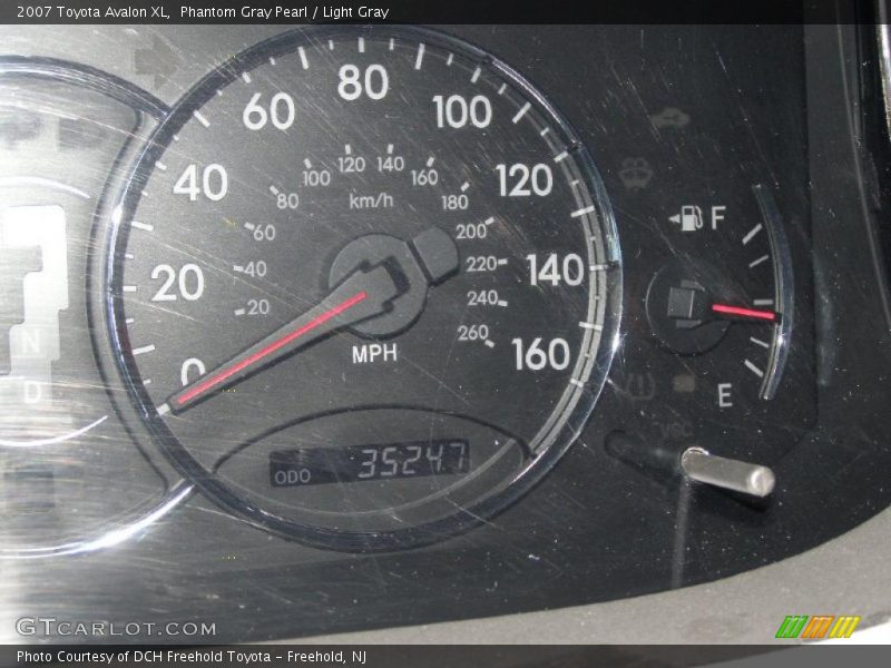 Phantom Gray Pearl / Light Gray 2007 Toyota Avalon XL
