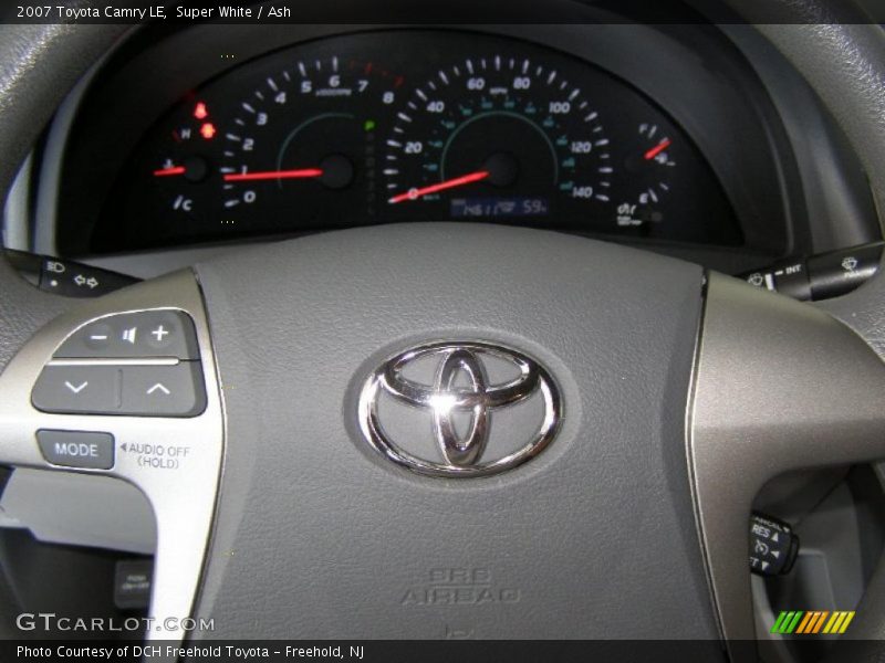 Super White / Ash 2007 Toyota Camry LE